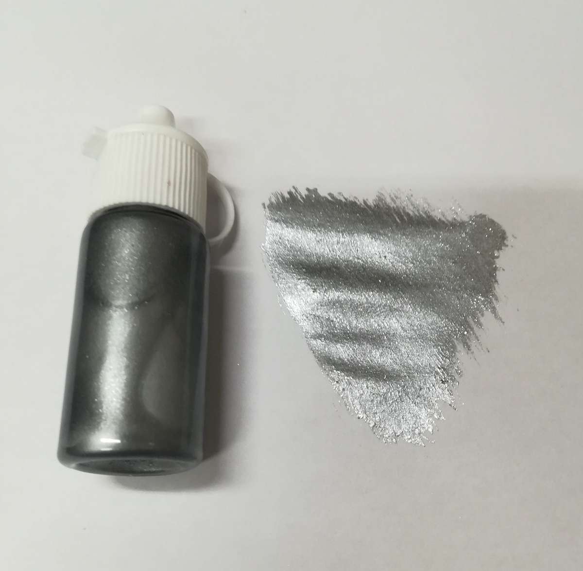 Rolkem Lustre Paint Gel, Silver 15ml