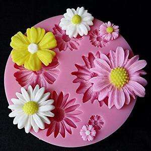 Silicone mould daisy variety