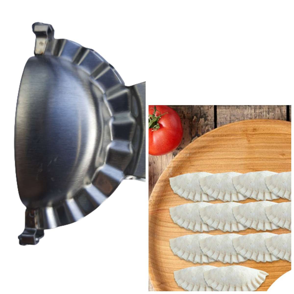Pie pastry maker, dumpling stainless steel. Small 9cm