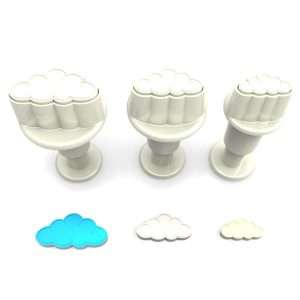 Tiny Fondant Plunger Cutter Cloud