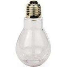 Plastic light bulb container, 12cm