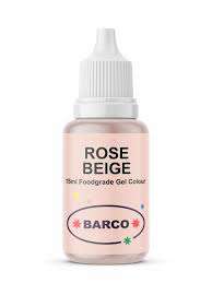 Barco Food Grade Gel Rose Beige 15ml