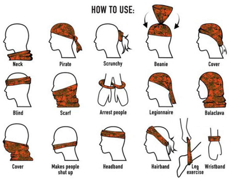 Multifunctional Scarf buff