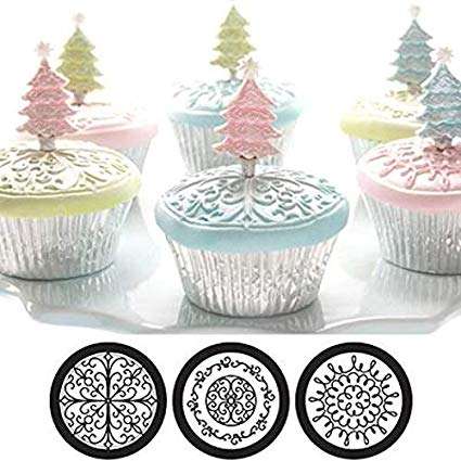 Cupcake and Cookie texture tops scroll