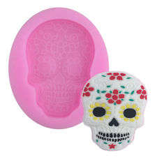Skull silicone mould, 58mmx38mm