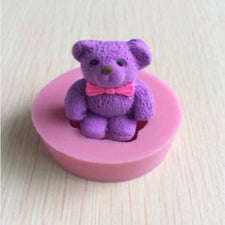 Teddy Bear fondant / sugar paste mould 3cm C