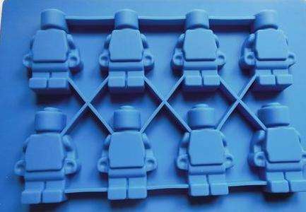 Silicone fondant Lego mould  4x2.5x1cm