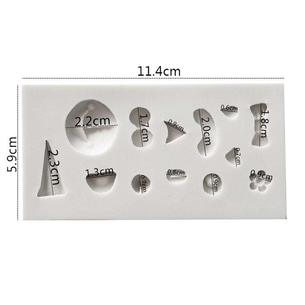 Animal figurine face silicone mould