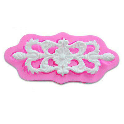 Flower Vintage Border silicone fondant mould. 12.3x4.5cm