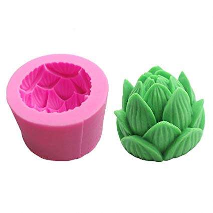 3D Lotus flower silicone mould, 5.5cm