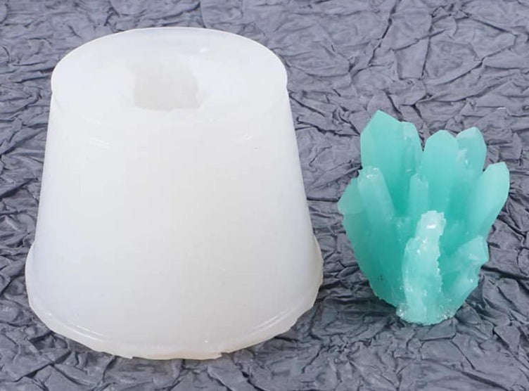 3D Gems Crystal Rocks soft silicone mould for resin, 2.5cm J