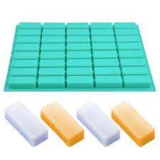 Silicon mould soap, 40 Rectangle cube, size of one cube 5x2cm