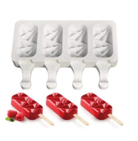 Geometric cakesicle silicone mould