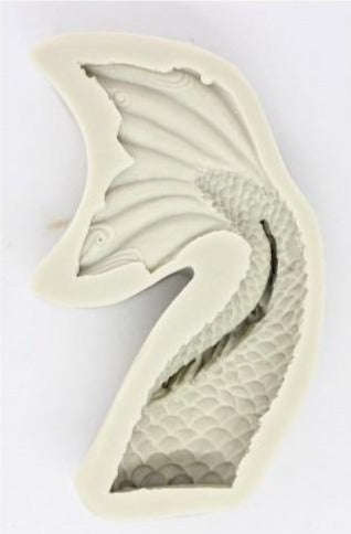 Mermaid tail silicone mould, 9x6cm
