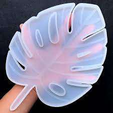 Silicone resin mould, Tropical leaf 24x16.5cm