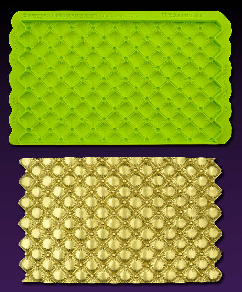 Tufted Pillow impression silicone mould I