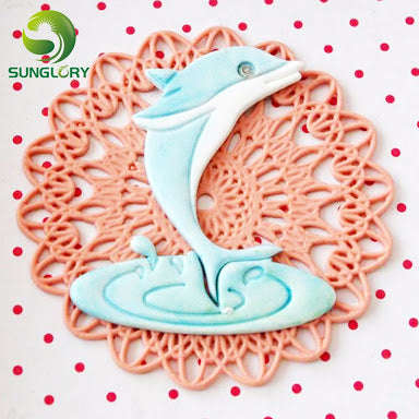 Dolphin and rocking horse embossing cutter
