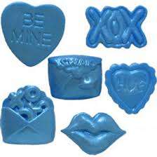 Valentine heart lips silicone mould