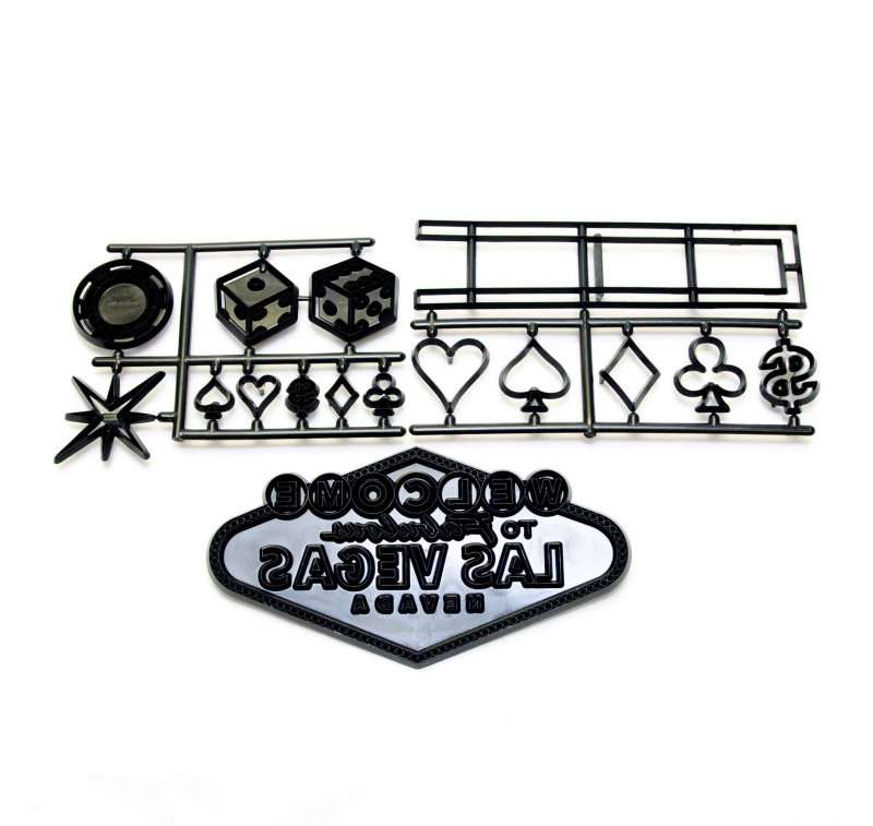 Las Vegas Poker patchwork silhouette cutters