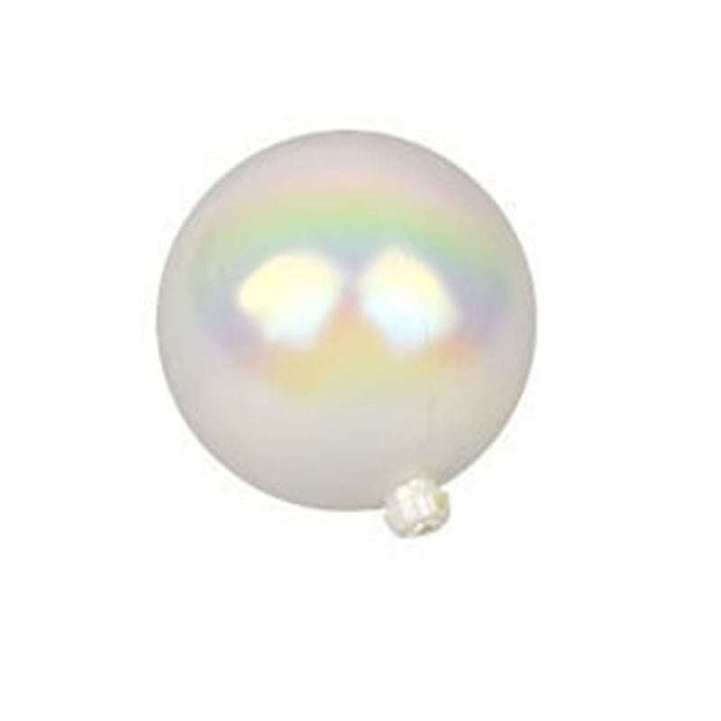 Cake Topper Balls Transparent-White 10pcs 5cm