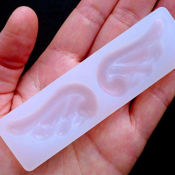 Angel wings silicone mould, 4x2cm