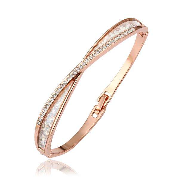 Rose Gold Bangle LSZ027 - 5.5*4.6CM