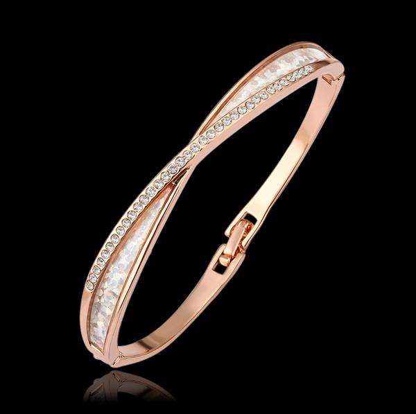 Rose Gold Bangle LSZ027 - 5.5*4.6CM