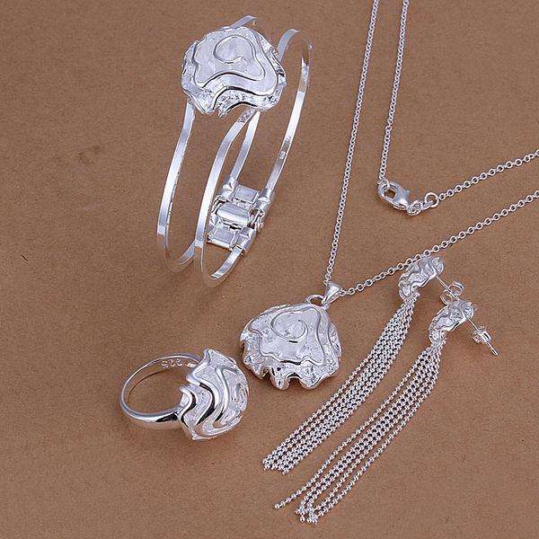 Silver Designer Jewelry Set LSS269