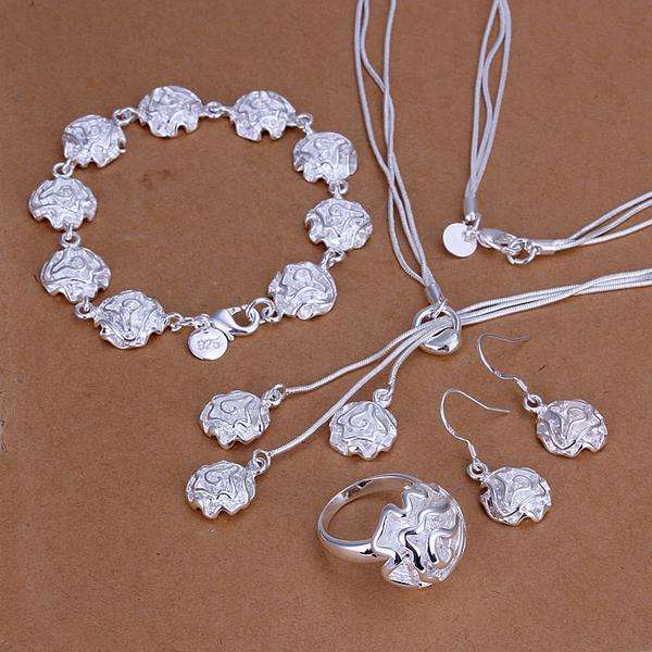 Silver Designer Jewelry Set LSS267
