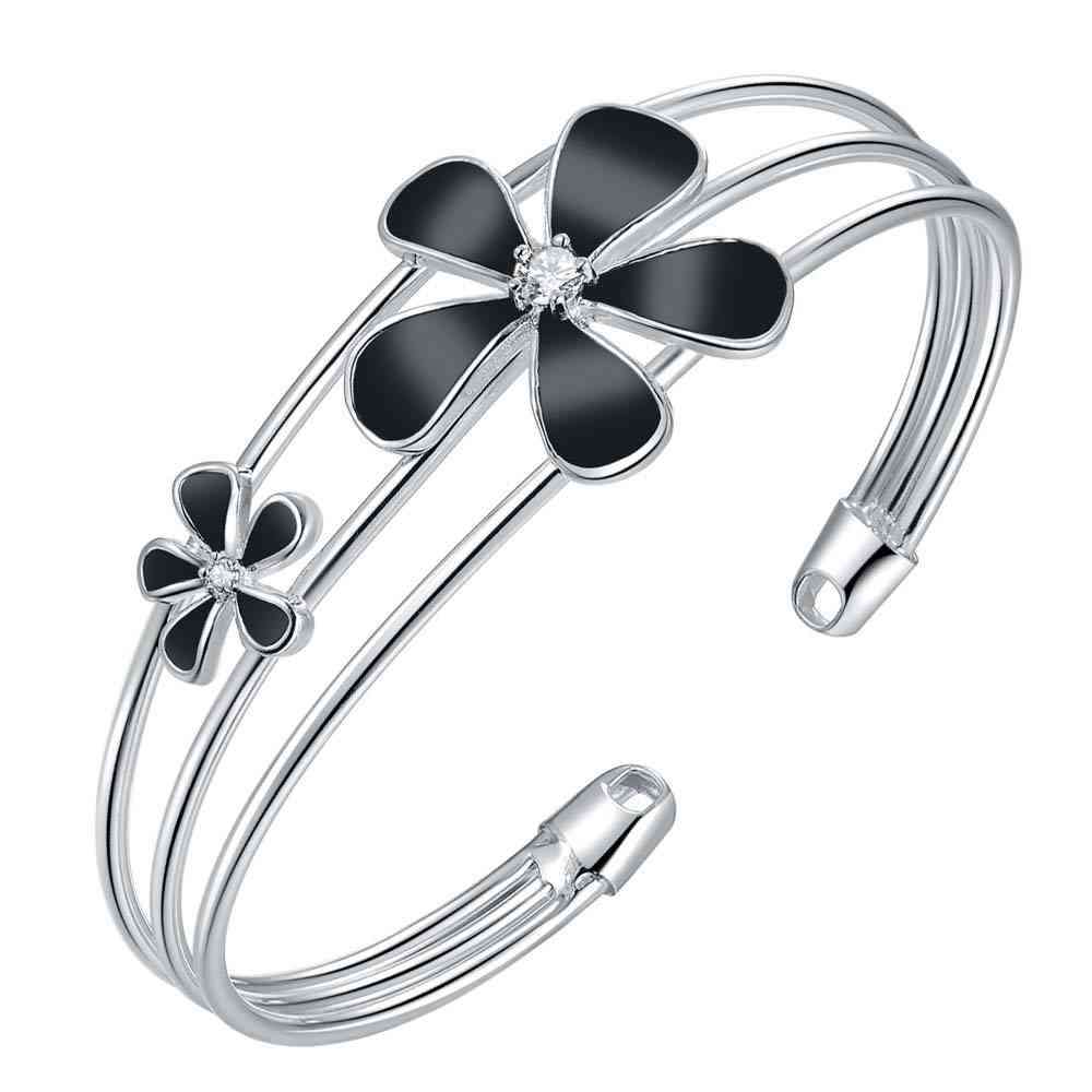 Silver Designer Bangle AS177