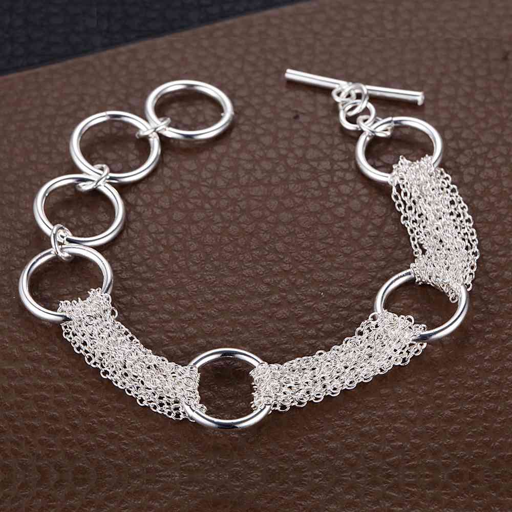 Silver Bracelet LSB059 - 8"