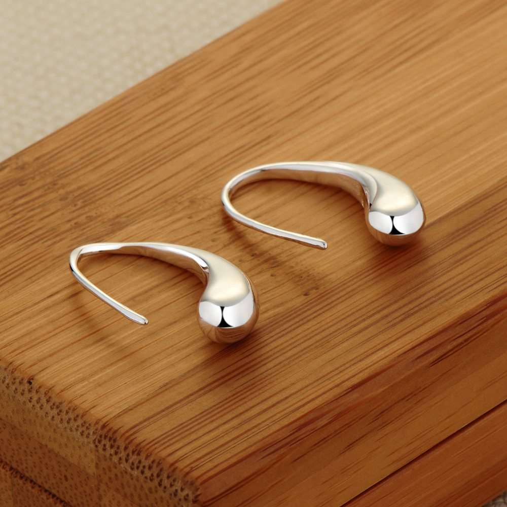 Silver Earrings LSE172 - 0.6*2.3