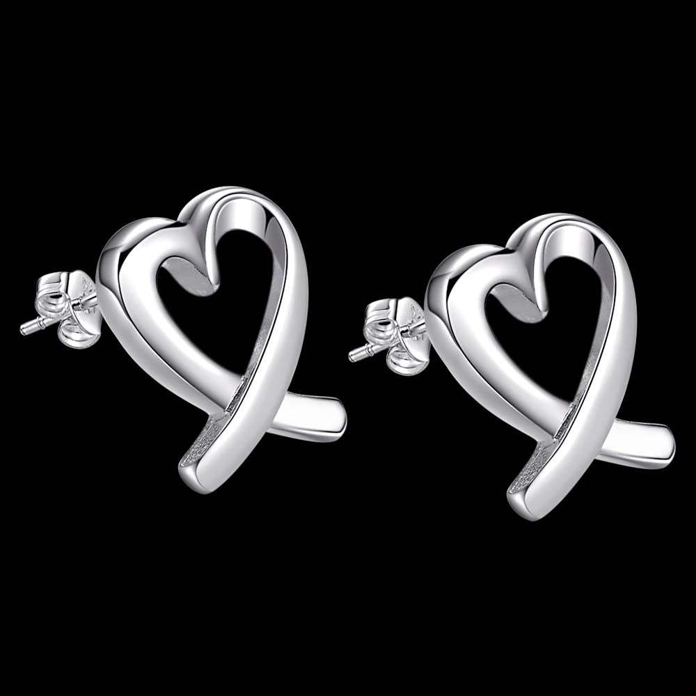 Silver Earrings LSE192 - 0.9*1.1