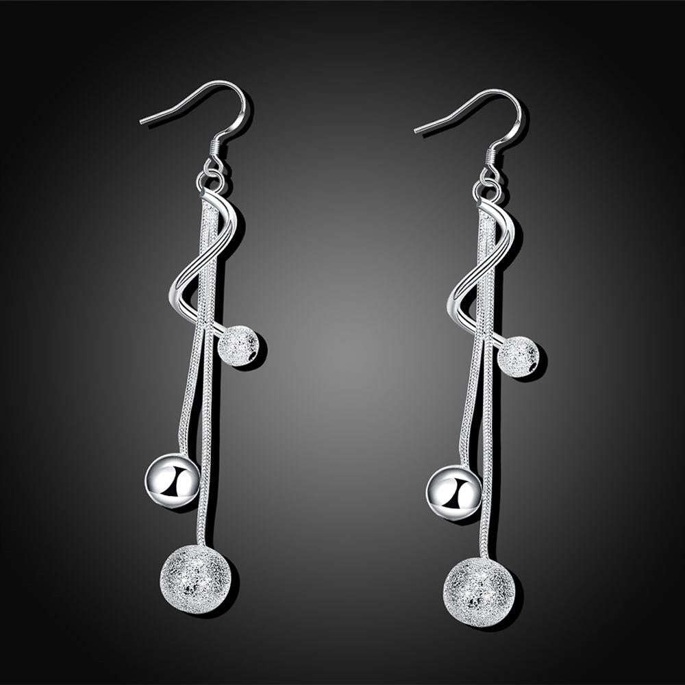 Silver Earrings LSE276 - na
