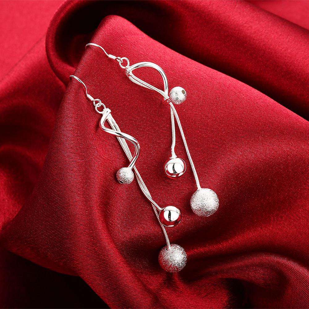 Silver Earrings LSE276 - na