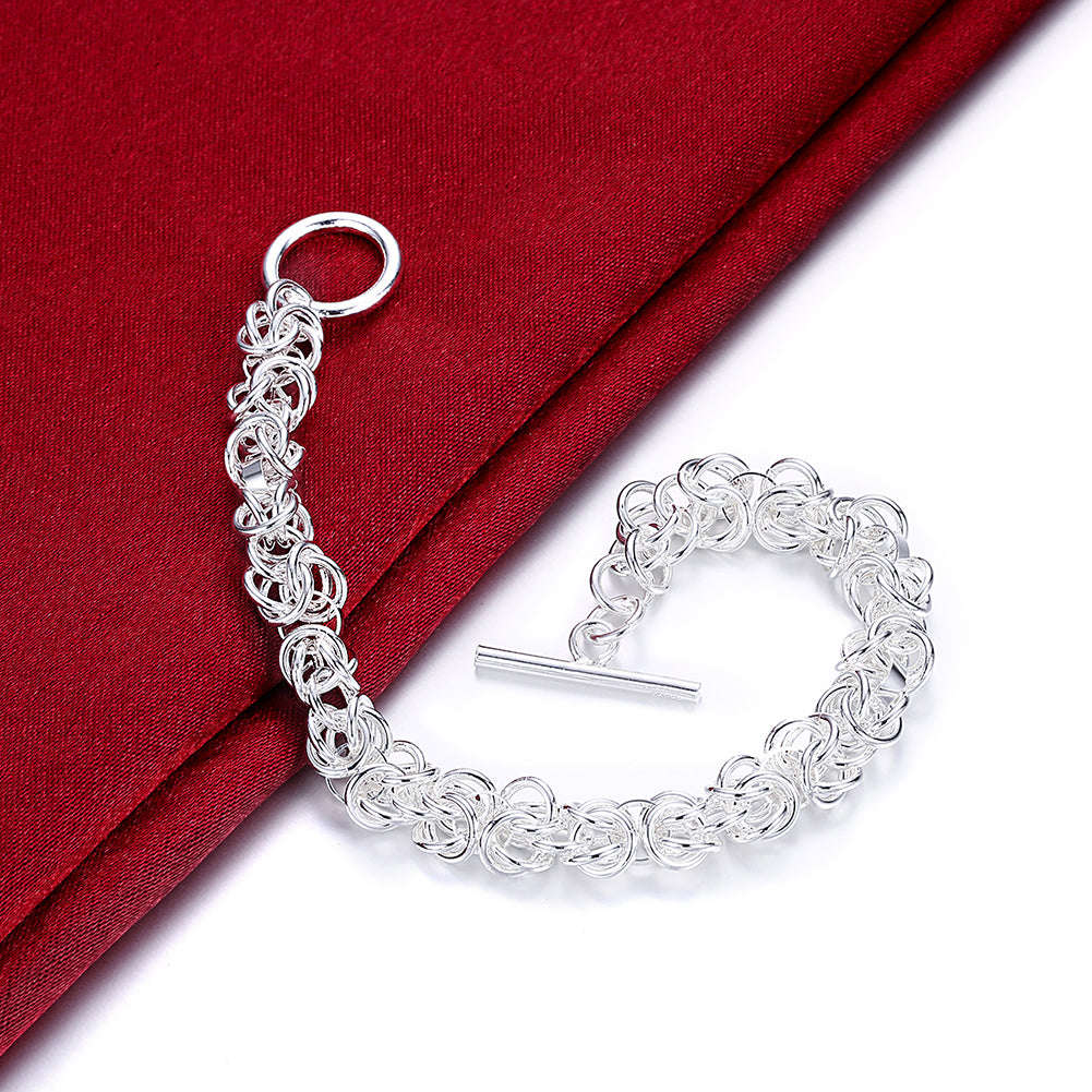 Silver Bracelet LSH033 - 20CM