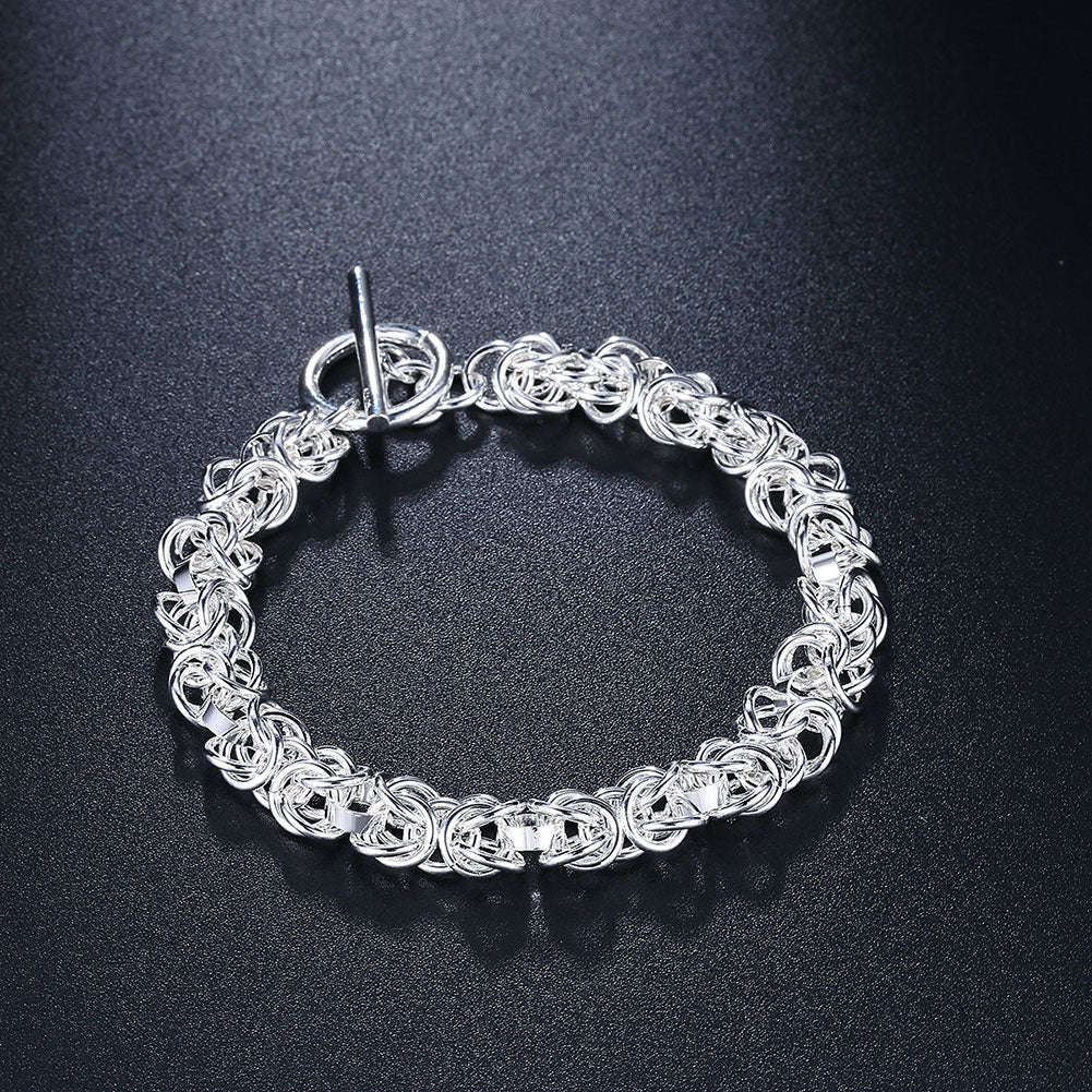 Silver Bracelet LSH033 - 20CM