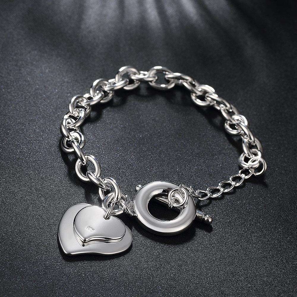 Silver Bracelet LSH284 - 8IN