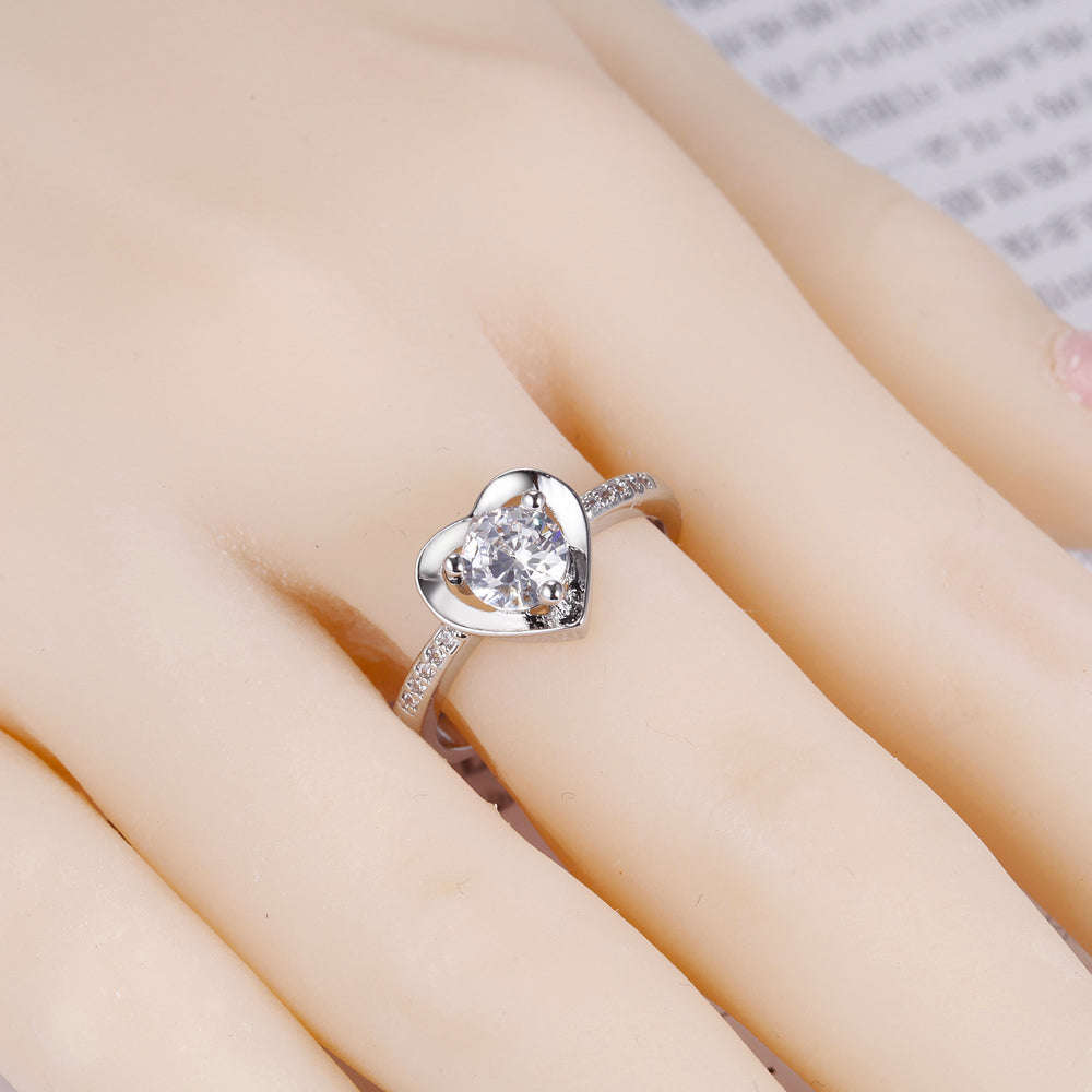 White Gold Ring LSJ673 - 8
