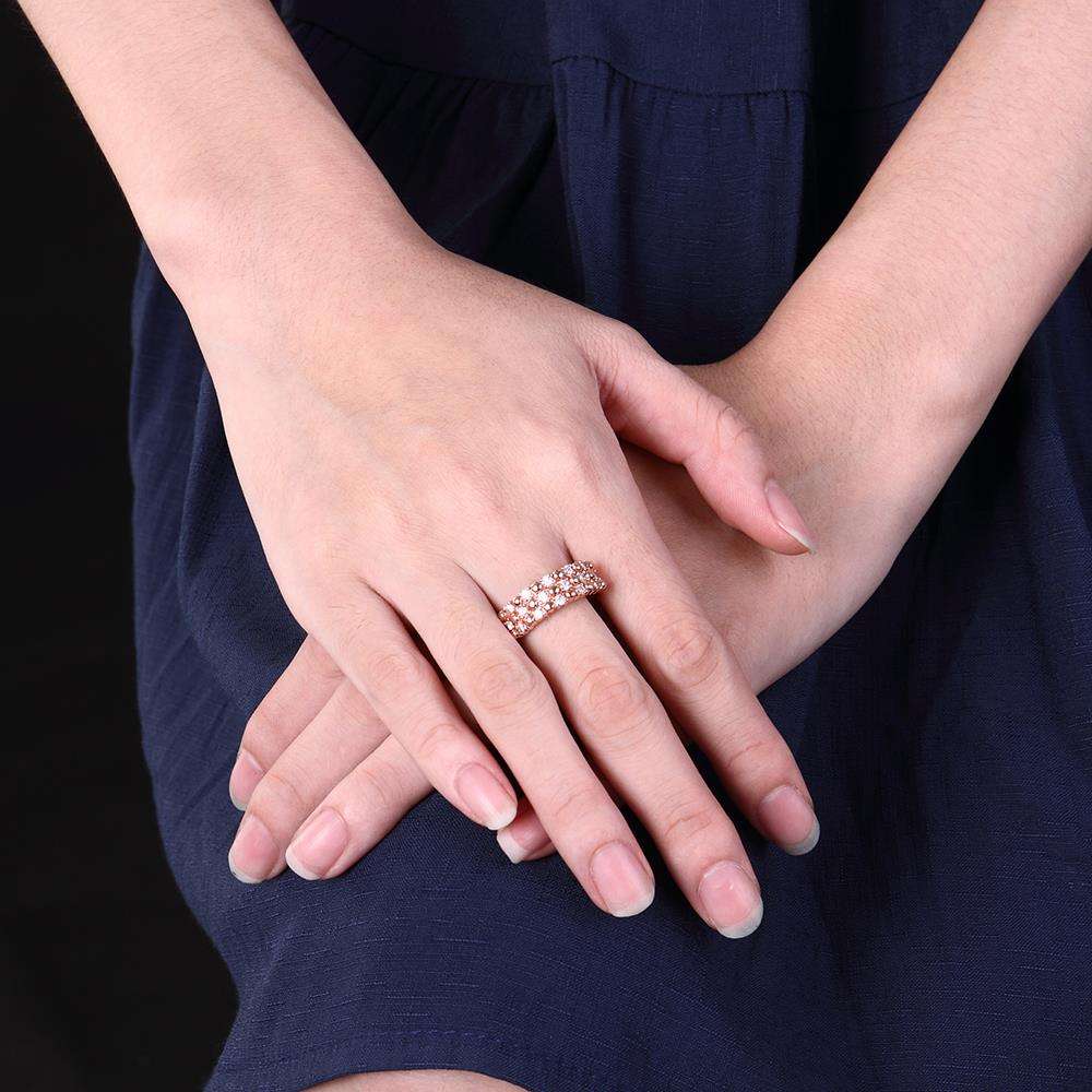 Rose Gold Ring LSRR230-B - 7