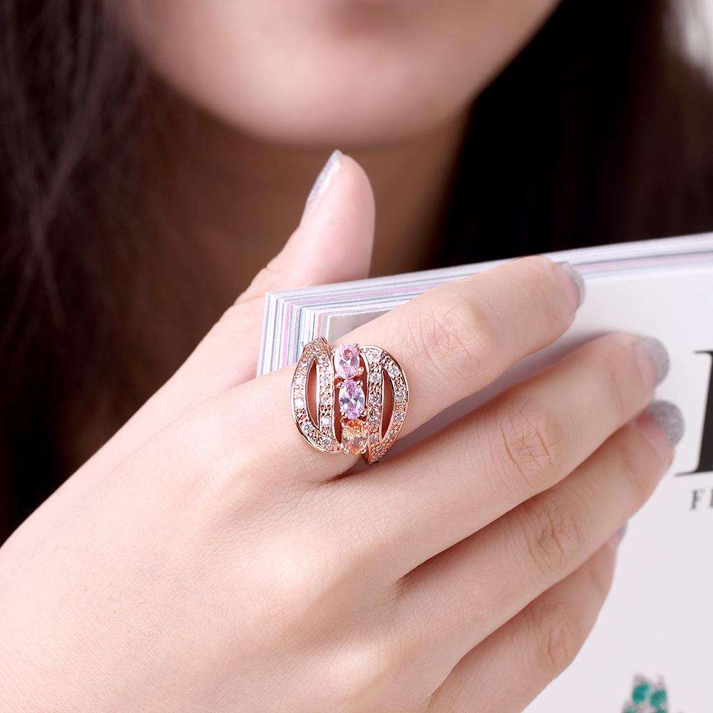 Rose Gold Ring LSRR243 - 7