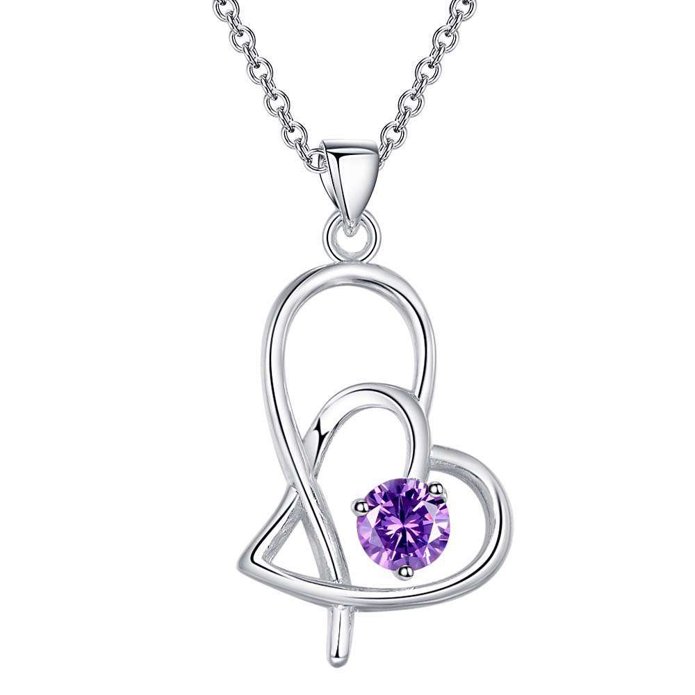 Silver Necklace LSN814 - 1.7*3.2