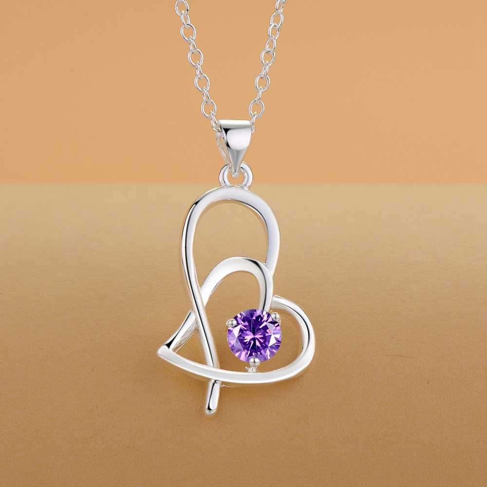 Silver Necklace LSN814 - 1.7*3.2