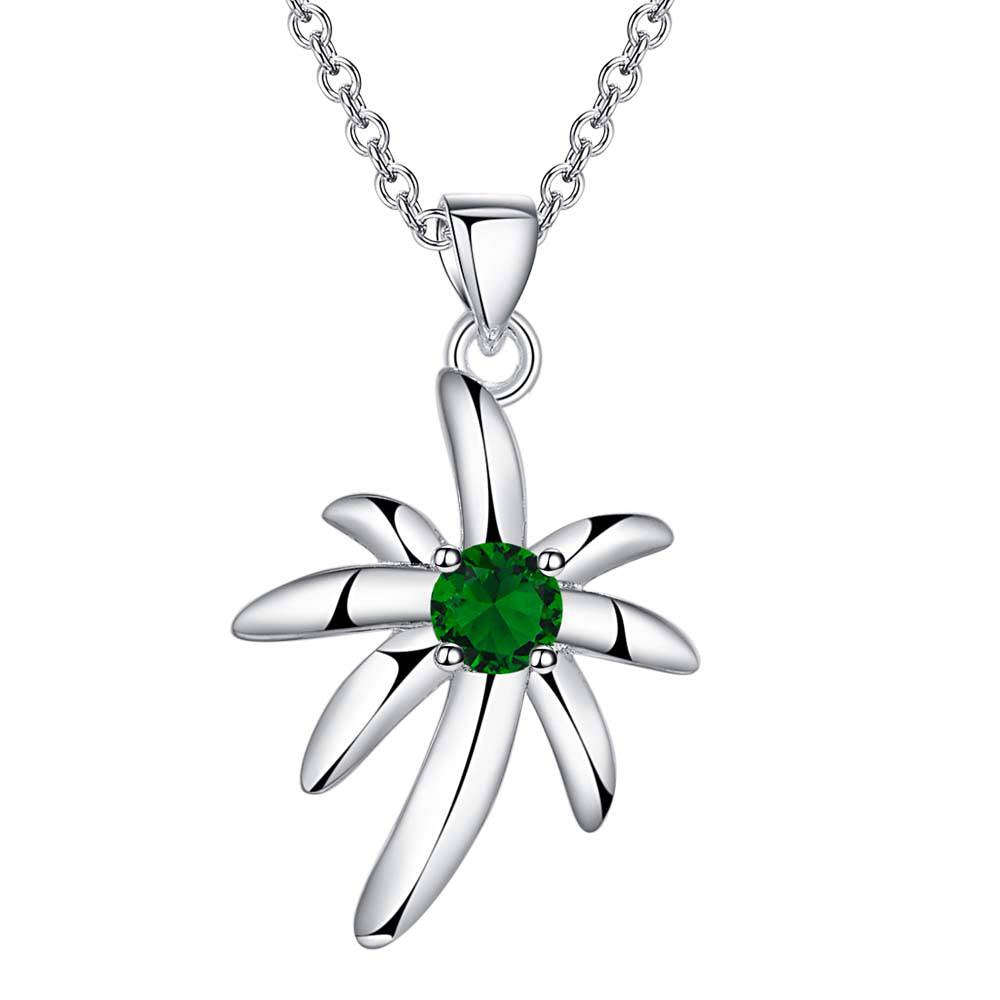 Silver Necklace LSN858 - 1.8*3