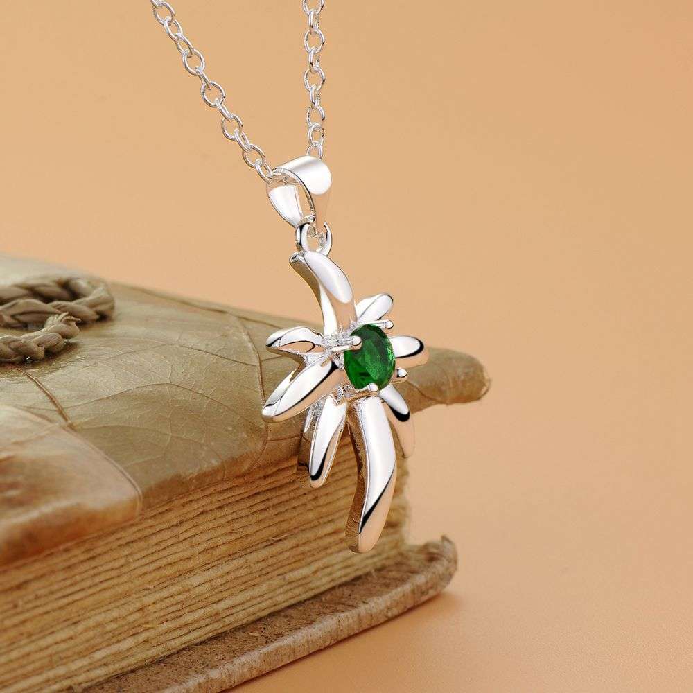 Silver Necklace LSN858 - 1.8*3