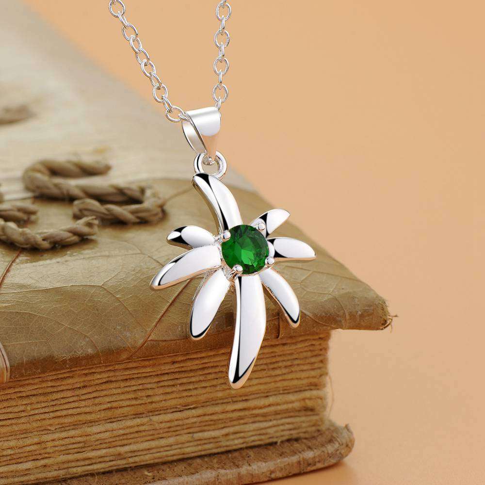 Silver Necklace LSN858 - 1.8*3