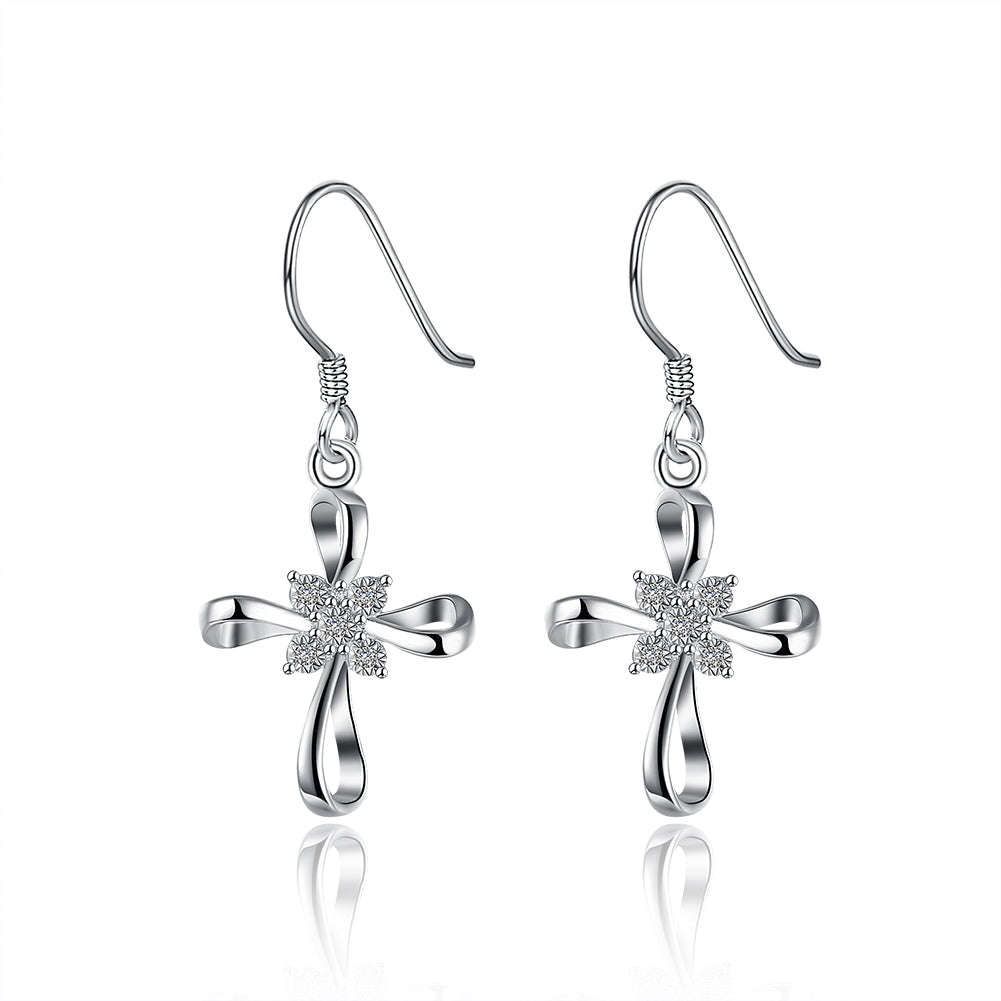 Silver Earrings LSE809 - na