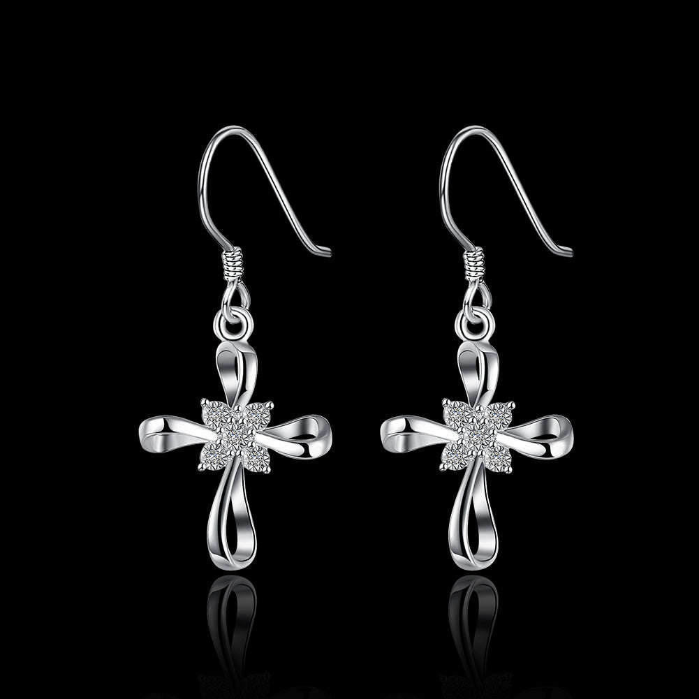 Silver Earrings LSE809 - na