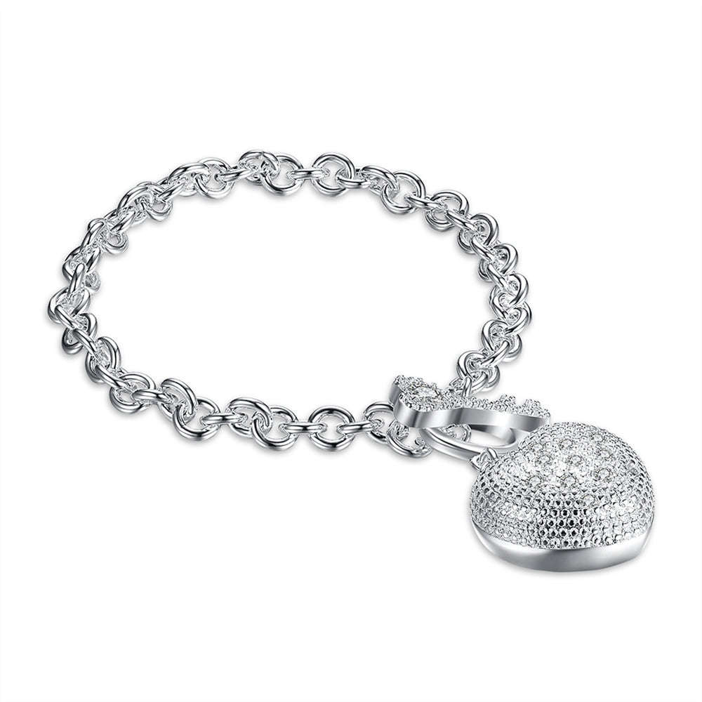 Silver Bracelet LSH062 - 20CM