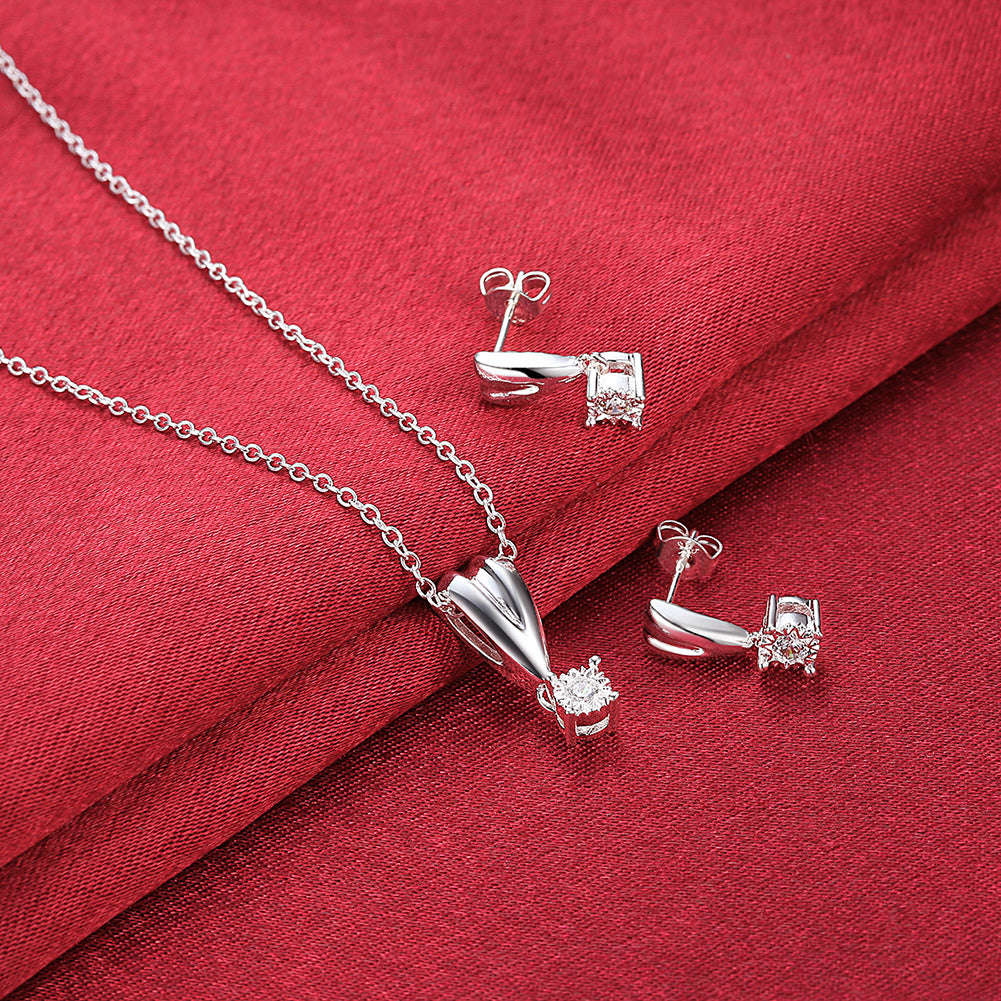 Silver Designer Jewelry Set LSSPCS847